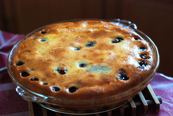 Cherry Clafoutis Just Out Of The Oven